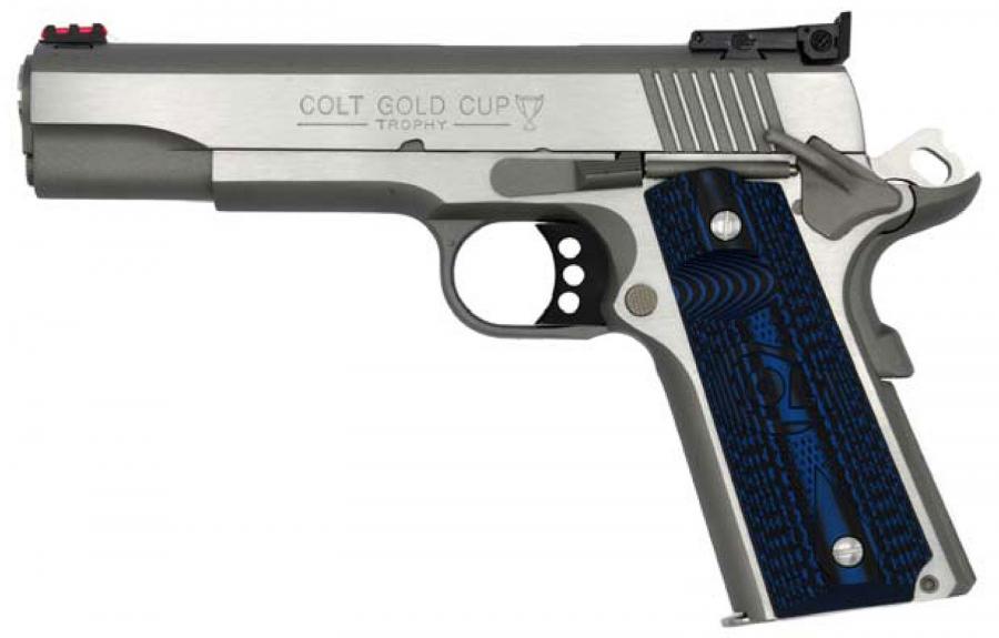 Colt Gold Cup Series Gold Cup Lite .38 Super 5" Stainless Semi-Automatic Pistol #O5073GCL