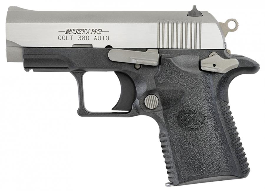 Colt Mustang Series Mustang Lite .380 ACP 2-3/4" Matte Black/Stainless Semi-Automatic Pistol #O6796
