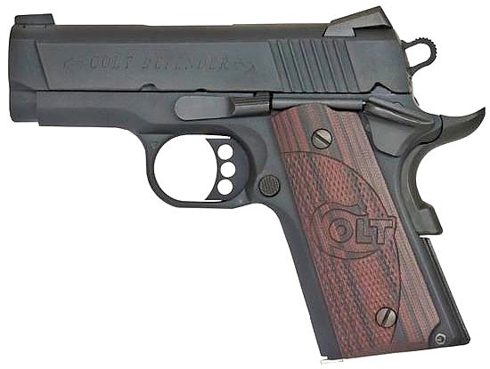 Colt Defender Series Defender .45 ACP 3" Anodize/Blued Semi-Automatic Pistol #O7800XE