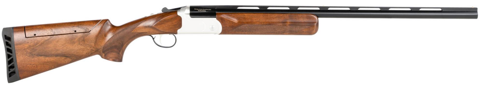Stevens 555 Compact Trap Shotgun 23225, 20 Gauge, 26", 3" Chmbr, w/Adj Comb, Walnut Stock