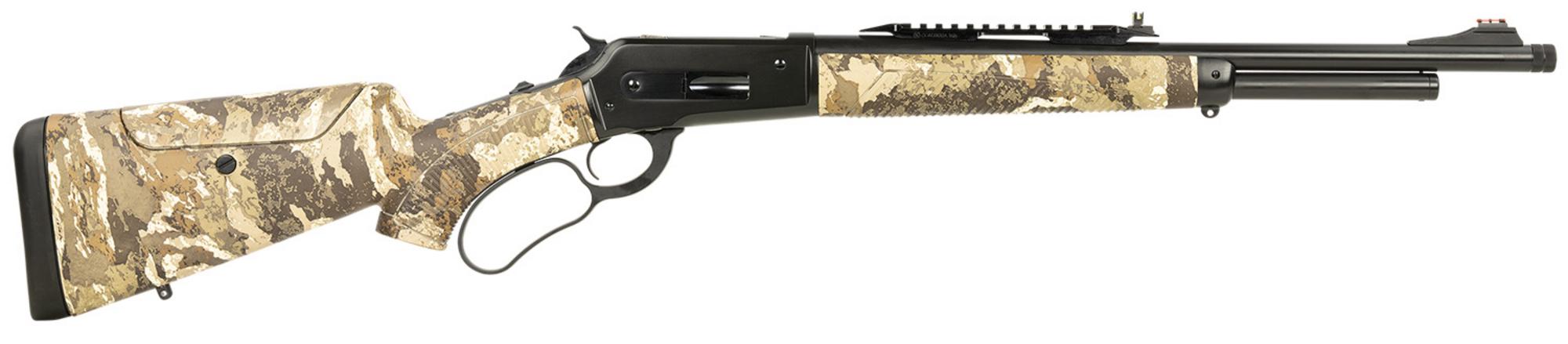 Taylors 1886 Journey Lever Action Rifle 210317, 45-70 Gov, 19" Threaded, Camo Adjustable Cheekrest Stock, 5 Rds