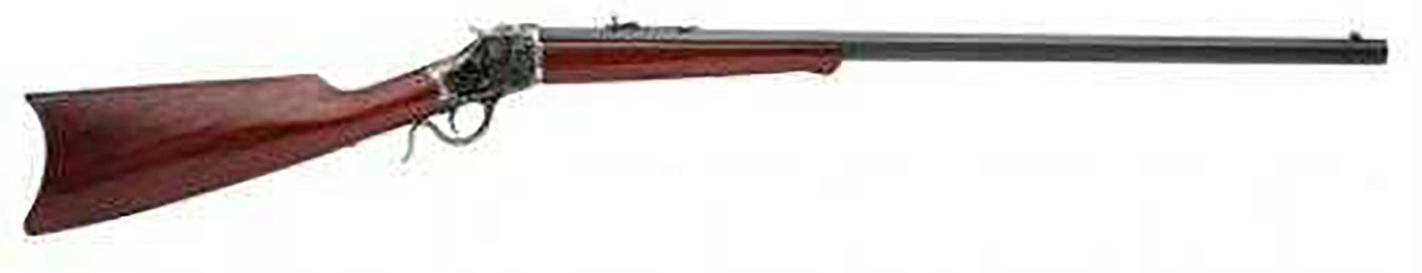 Taylors 1885 High Wall Break Open Rifle 550147, 45 Colt (LC), 30", Color Case Hardened, Walnut Fixed Stock, 1 Rds