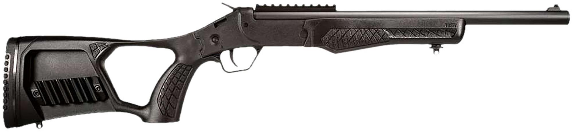Rossi Survival Break Open Rifle SSPS45BKFS, 45 Long Colt, 16", Thumbhole w/Shell Holder Stock, Single Shot Rds