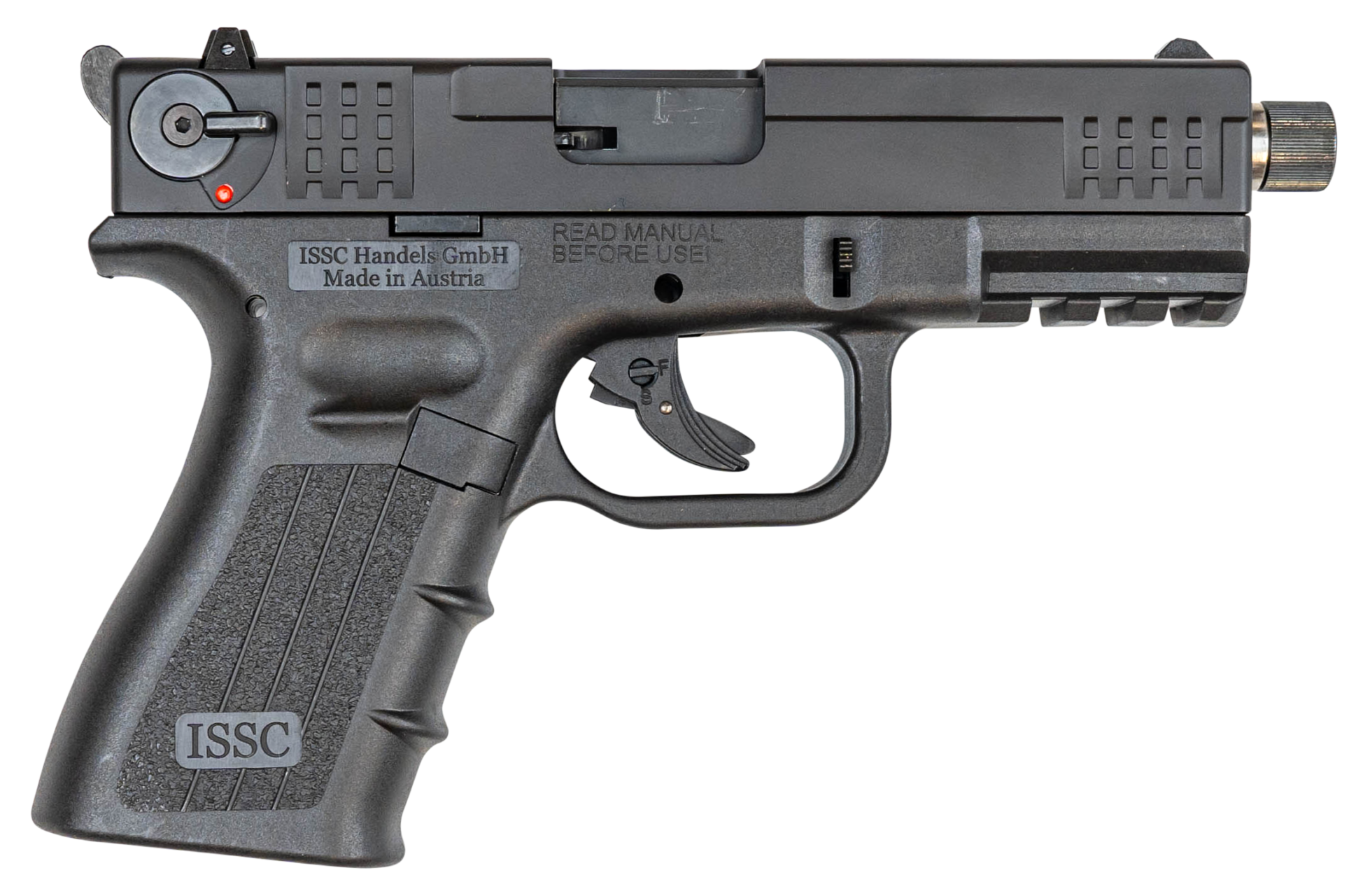 FMK M22 Gen 2 Pistol 111010, 22 LR, 4.10in, Black Textured Polymer Grips, Black Finish, 10 Rds