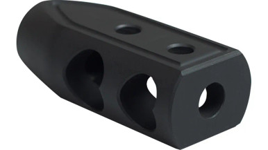 Timber Creek Outdoors 65HBBLC Heart Breaker Muzzle Brake -Black Cerakote,5/8"-24 tpi Threads, for 6.5 Grendel AR-Platform