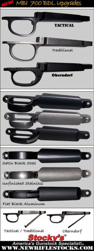 Remington 700 M4 BDL Drop In Triggerguard / Hinged Floorplate Upgrades - Short Action, Tactical, Black