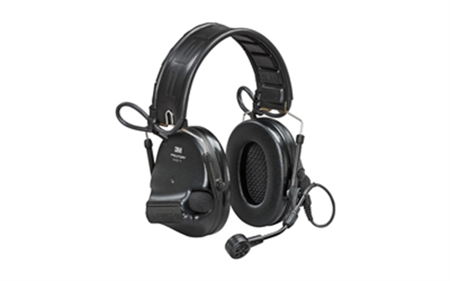 3M/Peltor ComTac VI Defender, Electronic Earmuff, Matte Finish, Black, NIB (Natural Interaction Behavior) Wireless Technology, Includes Boom Microphone MT20H682FB-09NSVS