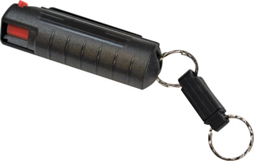 PSP PEPPER SPRAY w/ BLACK HARD CASE W/QR KEY RING 1/2 OZ. EHC14MAX-C
