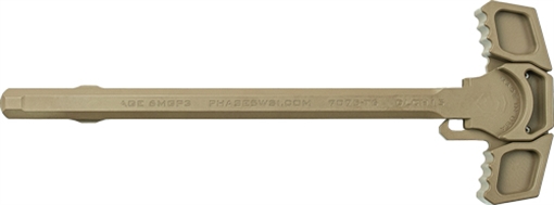 Phase 5 Weapon Systems Dual Latch Charging Handle, Fits AR-15, Cerakote Finish, Flat Dark Earth DLCH15-FDE