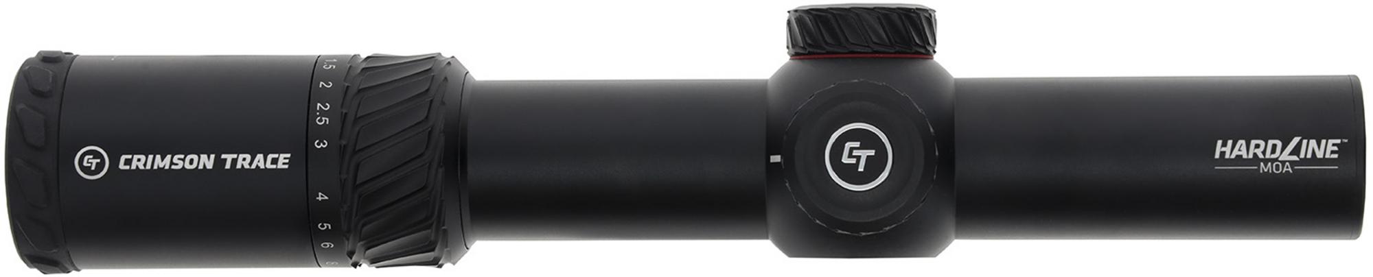 Crimson Trace Hardline Rifle Scope 013002403, 1-10x, 28mm Obj, 34mm Tube, Black, Illuminated CT TR1-MOA Reticle