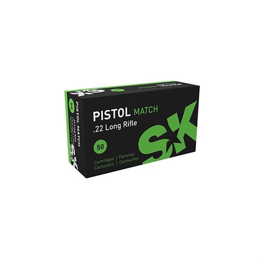 SK Pistol Match Rimfire Ammunition .22 LR 922 fps 40 gr 50/ct 420114