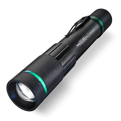 Police Security Flashlights Dover Rechargeable Flashlight 800 Lumens Black 7046732 98295
