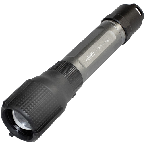 Police Security Flashlights Zephyr RS Rechargeable Flashlight 550 Lumens Black 7046735 97712