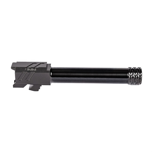 Zev Technologies PRO MATCH G19 BARREL, THREADED, 9MM, BLACK BBL-19-PRO-TH-DLC
