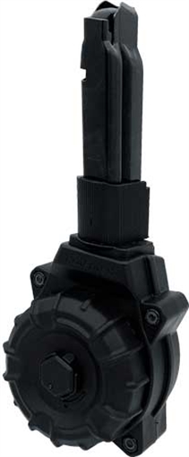 ProMag Industries Magazine, 9MM, 50 Round Drum, Fits Taurus GX4, Polymer, Black DRM-A85 DRMA85