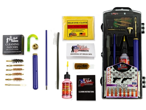 PRO-SHOT PURPLE COATED ROD UNIVERSAL PISTOL KIT FOR .22-45 CAL. PURP-PISTOL
