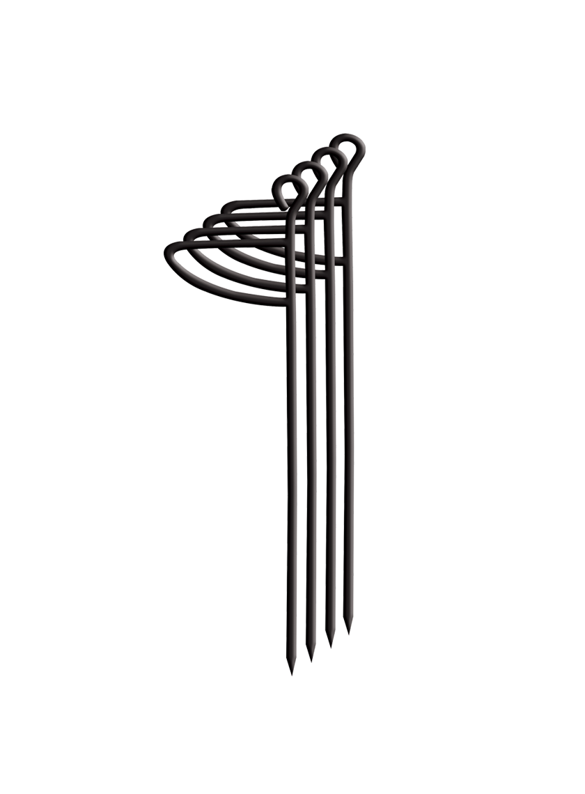 Primos Steel Ground Blind Stakes 4pk #PS60086