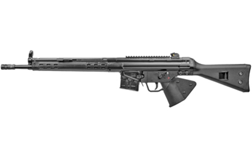 PTR Industries PTR-91 A3SK, Semi-automatic Rifle, 308 Win, 16" Tapered Barrel, Black, Fixed Stock, 1 Magazine, 10Rd, Slim Handguard, Welded Scope Mount, Removable 5/8X24 Flash Hider, Paddle Mag Release, California Compliant Grip PTR410