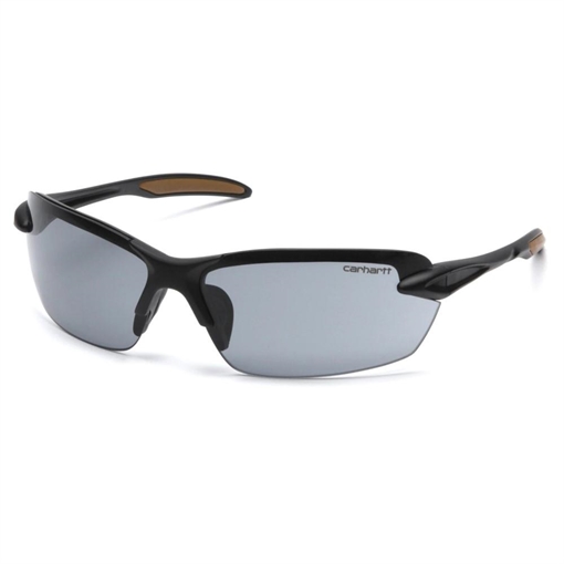 Pyramex Spokane Shooting Glasses Black with Grey Lens CHB320D