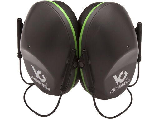 Pyramex VGBH90 Series Passive Earmuff 22dB Black Clamshell VGBH9010C