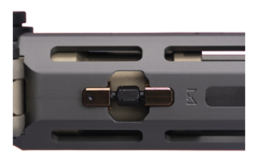 Q Assembly, Fits Honey Badger Rail, Silver and Black TURNBUCKLE