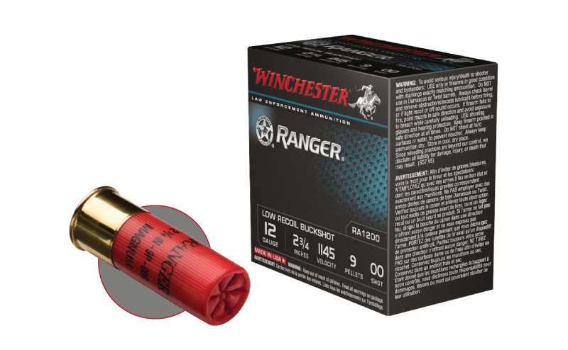 Winchester Ranger Buckshot 12ga 2-3/4" 00 25rd Box #Q1554