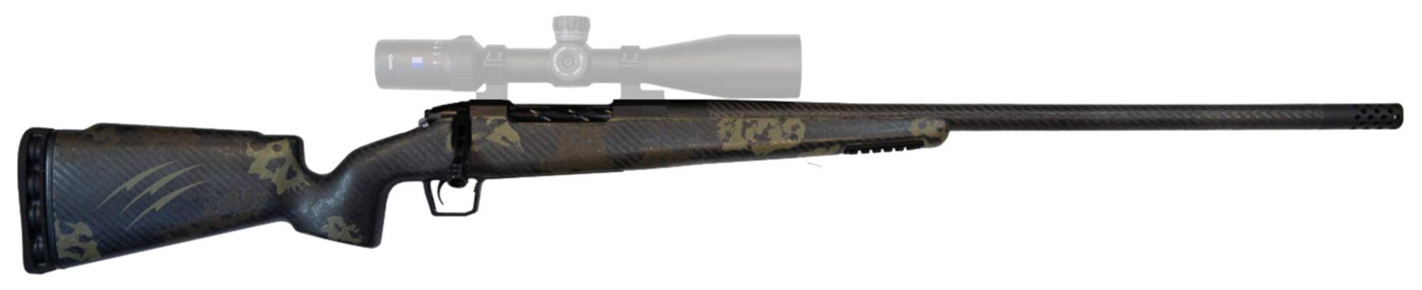 Fierce Carbon Rival LR Bolt Action Rifle LRCR300WINMMV4, 300 Win Mag, 24" Threaded, Midnight Bronze, C3 Stock, 3 Rds
