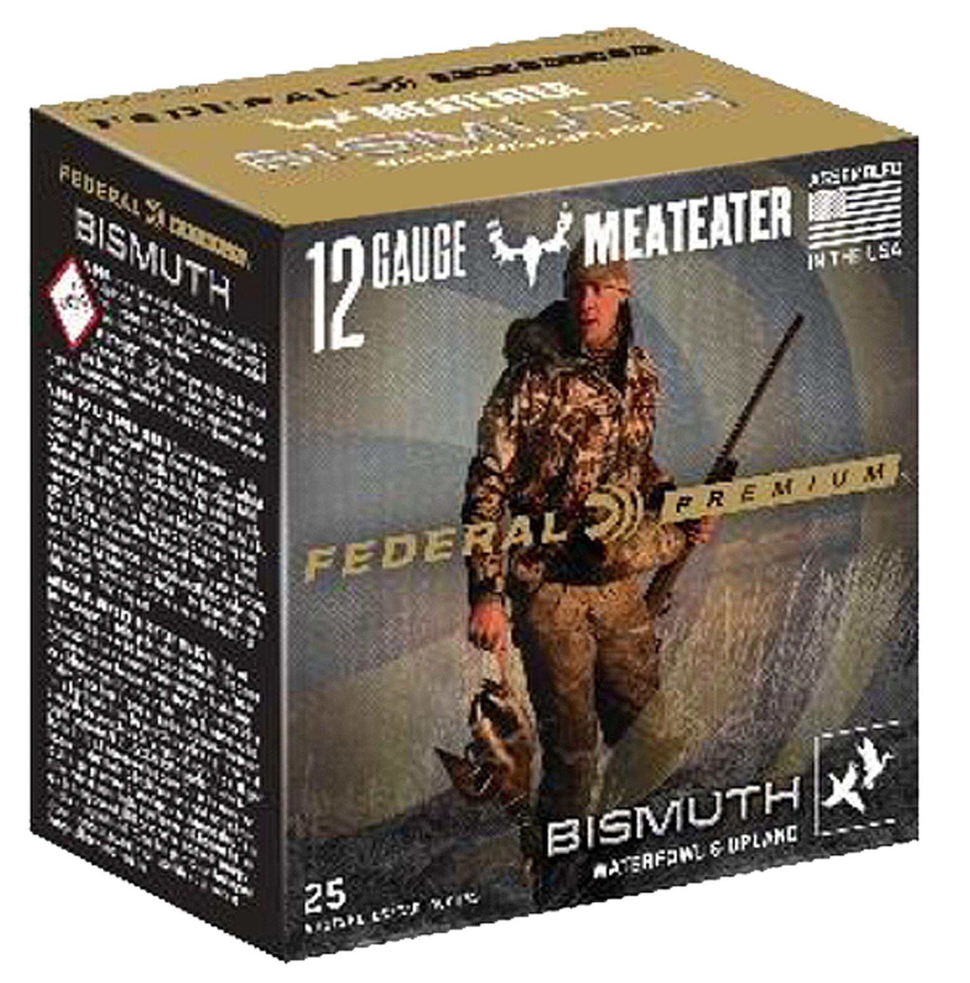 Federal Premium Bismuth Shotshells PBIX1445, 12 Gauge, 2-3/4", 1 1/4 oz, 1350 fps, #5 Shot, 25 Rds/box