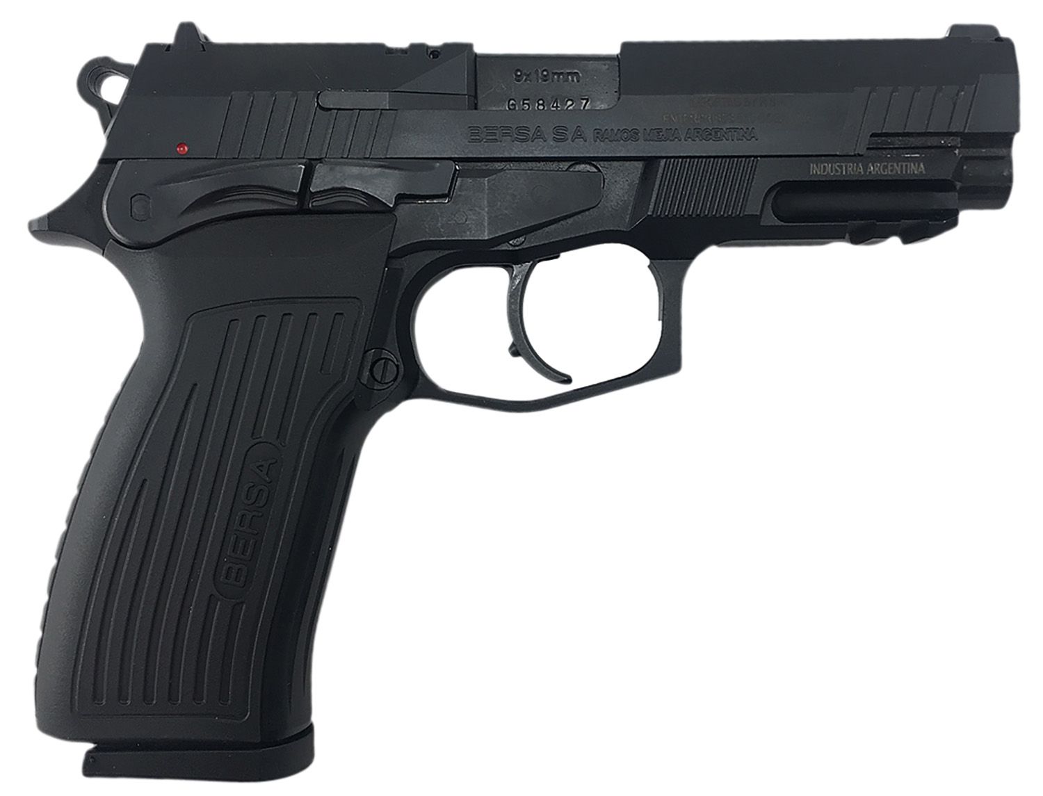 Bersa TPR Pistol TPR9M, 9mm Luger, 4.25in, Black Polymer, Matte Black Finish, 17 Rds