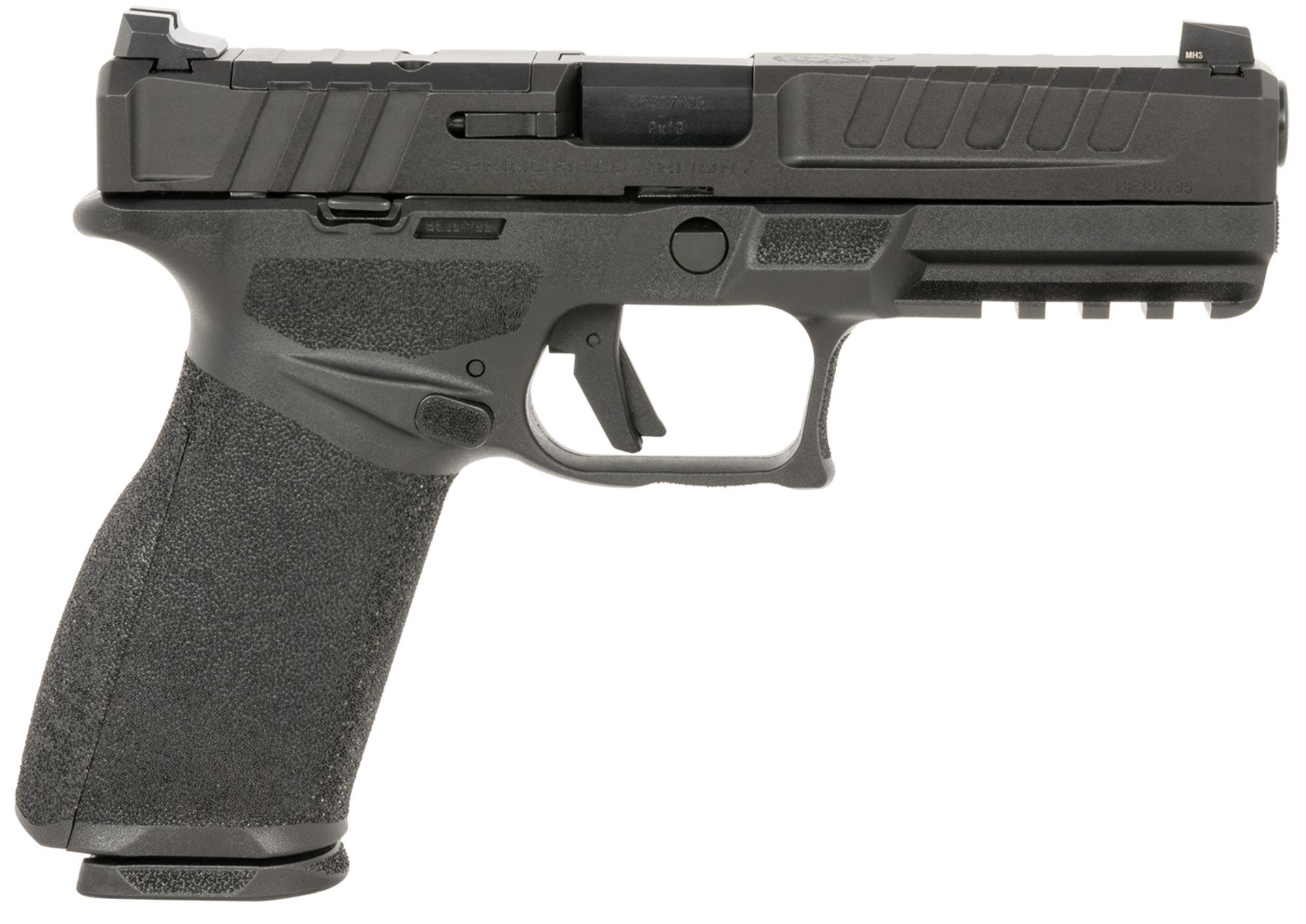 Springfield Echelon Pistol EC9459BUSW, 9mm, 4.5", Optic Ready, Black Interchangeable Backstrap Grips, Black Finish, 20 Rds