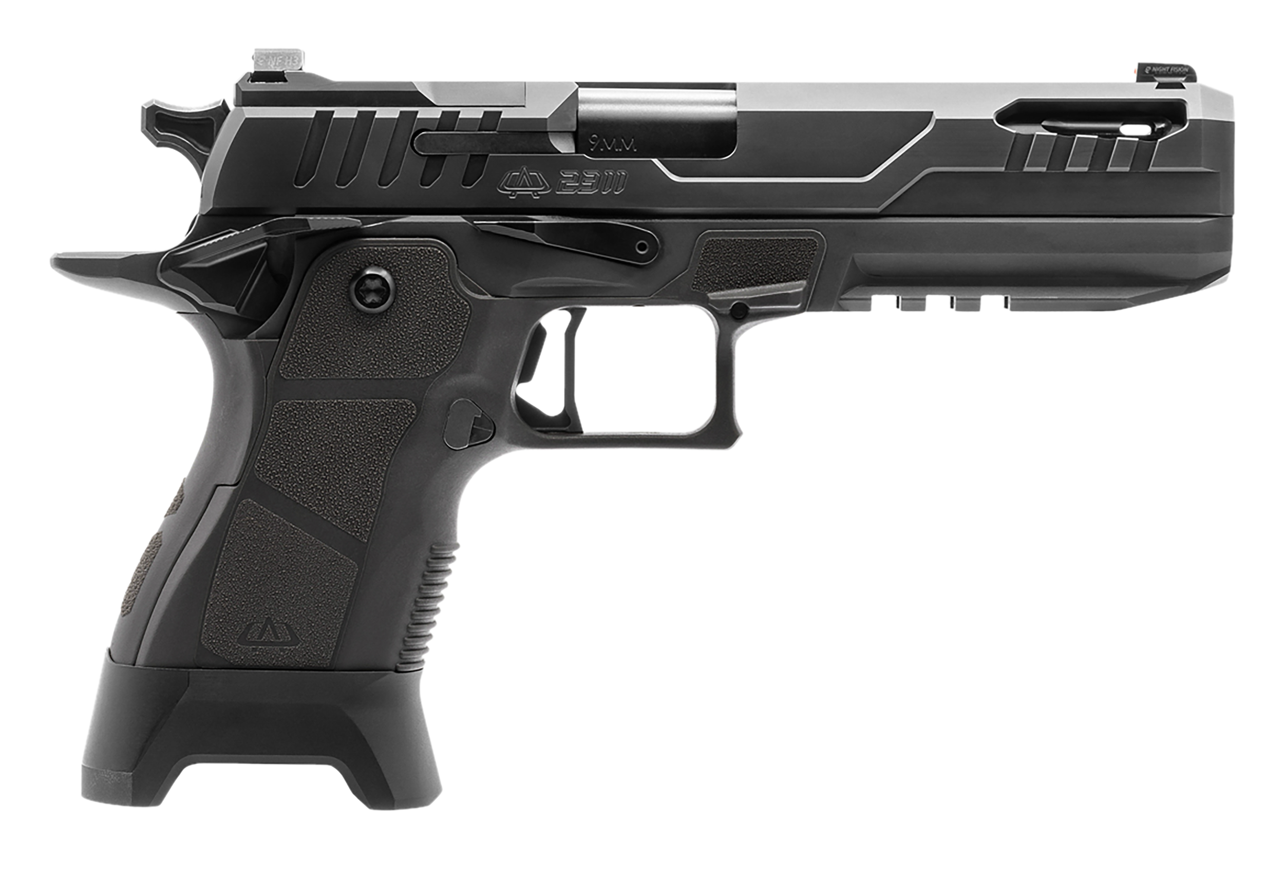 OA DEFENSE 2311 Pro w/Kit Optic Ready Pistol OA2311FPROKITBLKPRT21, 9mm Luger, 5in, Black Modular, Black Finish, 17 Rds
