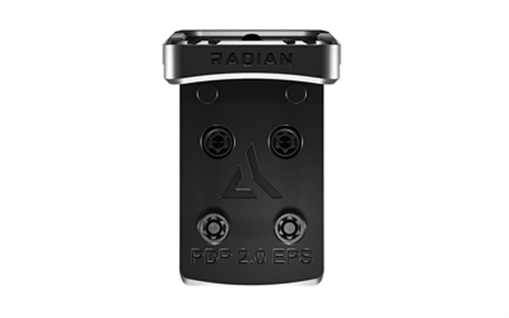 Radian Weapons Guardian, Holosun EPS Optic Guard Mount, Fits Walther PDP 2.0, Anodized Finish, Black G2002