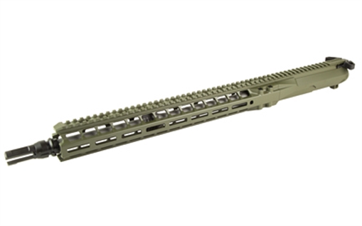 Radian Weapons Complete Upper, 223 Wylde, 16" Barrel, 1:8 Twist, Dead Air KeyMo Flash Hider, Mid Length Gas, 15" MLOK Handguard, Radian Raptor-SD Charging Handle, Radian Enhanced Bolt Carrier Group, Cerakote Finish, Olive Drab Green, Fits AR-15 R0474