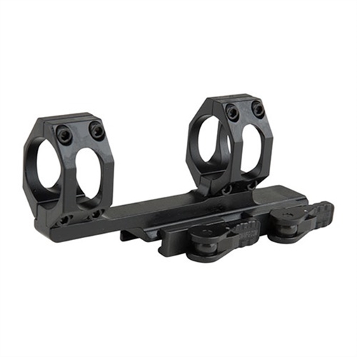 American Defense Mfg. AD-RECON Scope Mount, Dual Quick Detach, Vertical Spit Rings, 2" Offset, 30MM, Standard Height, Black AD-RECON-30-STD