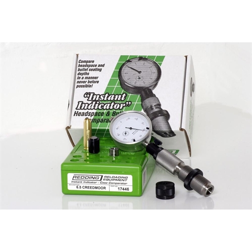 Redding Instant Indicator Headspace and Bullet Comparator With Dial Indicator 6.5 Creedmoor 27446