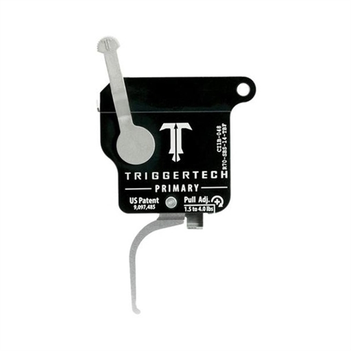 TriggerTech Trigger, 1.5-4LB Pull Weight, Fits Remington 700, Primary Flat Trigger, Bolt Release Model, Right Hand, Adjustable, Stainless Finish, Includes Installation Tools, Instruction Book, & TriggerTech Patch R70-SBS-14-TBF