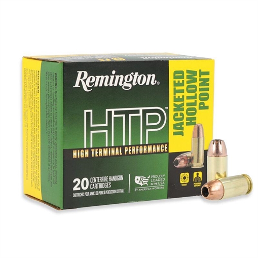 Remington HTP High Terminal Performance Handgun Ammo .45 Auto 230gr JHP 835 fps 20/ct 21455
