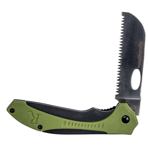 Remington Sportsman Folding Knife Saw Blade Green and Black 15673