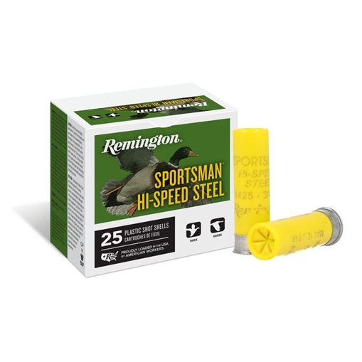 REMINGTON SPORTSMAN HI-SPEED STEEL LOADS AMO 20GA 2SHOT 1OZ 25RD 3IN 1300 20879