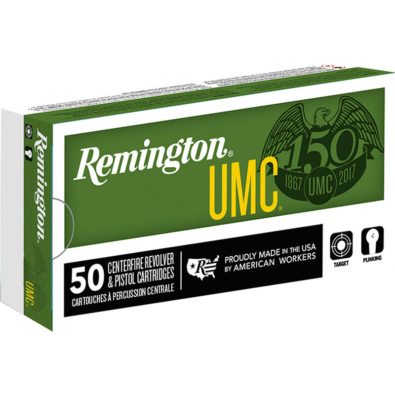 Remington UMC 9mm 115gr. FMJ 1145FPS 50rd Box #L9MM3
