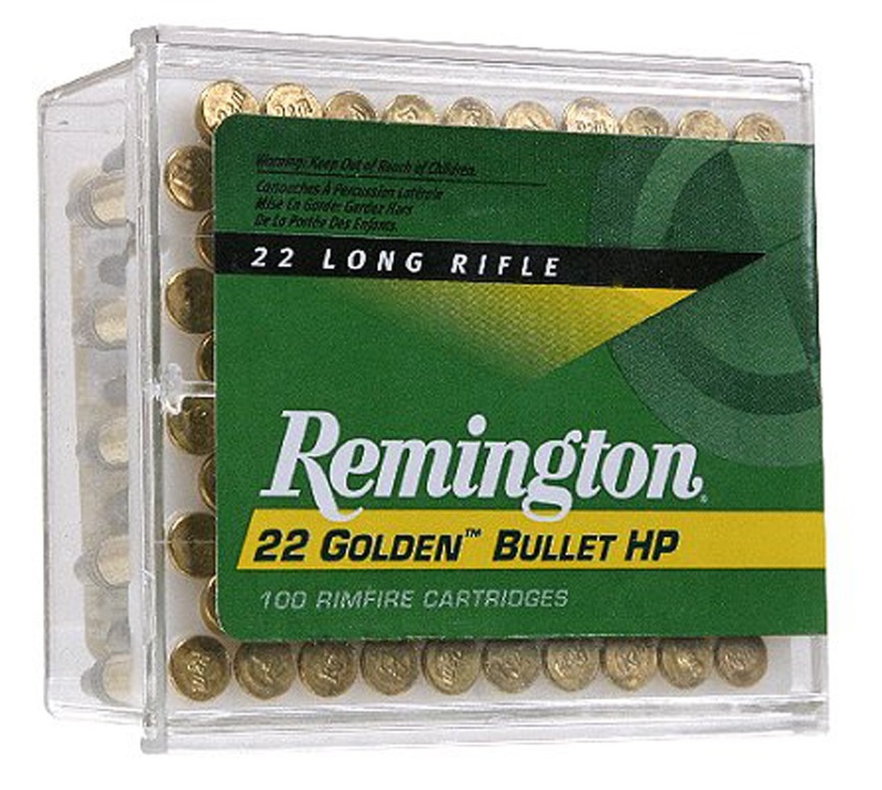 Remington .22LR 36gr Golden Bullet HP 100rd #1600