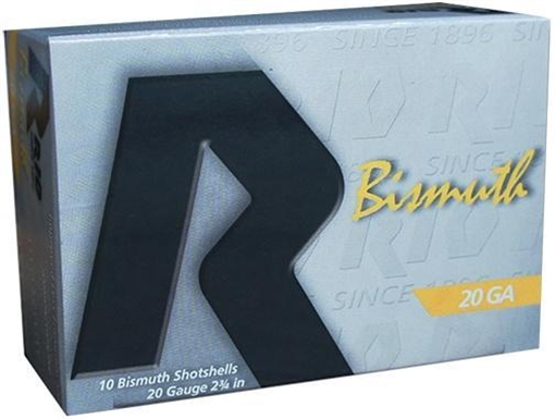 Rio Bismuth 20 Shotshell 20ga 2-3/4" 1oz #4 1250 fps 25/Box RBI204
