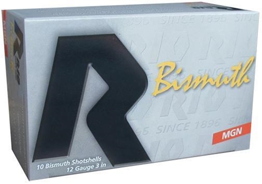 Rio Bismuth Magnum Shotshell 12 ga 3" MAX 1-1/4" #4 1400 fps 10/Box RBIMGN364