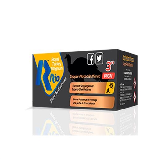 RIO Royal Turkey Buffered Shotshells 12ga 3" 1-3/4oz 1250 fps #5 10/ct RTBCM505