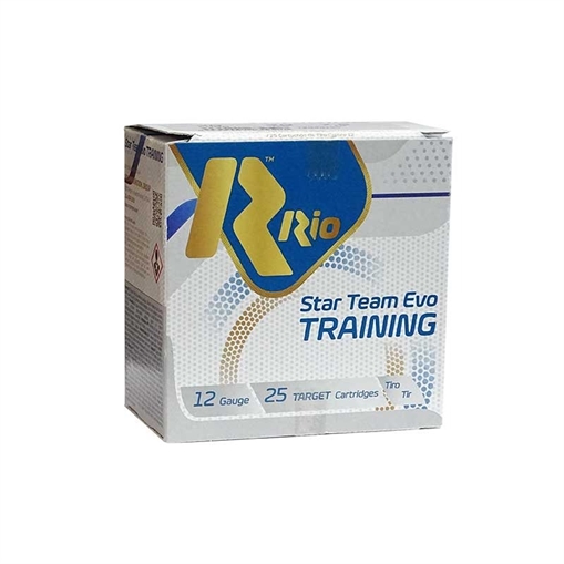 Rio Star Team Training 12ga Target Load 2.75 inch Shotgun Shells - #8 1 oz. 1200 fps 250rd Case (10 Boxes) STT28LT8