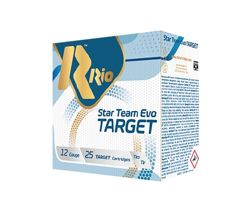 Rio Ammunition Star Team EVO Target 12Gauge 2.75" 1oz 9Shot 25 Per Box/10 Case STT28LT9