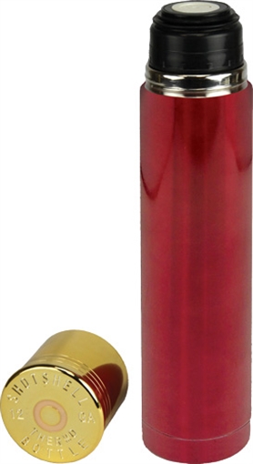 RIVER'S EDGE GIFTS VACUUM BOTTLE SHOTSHELL 1000ML RED 2013