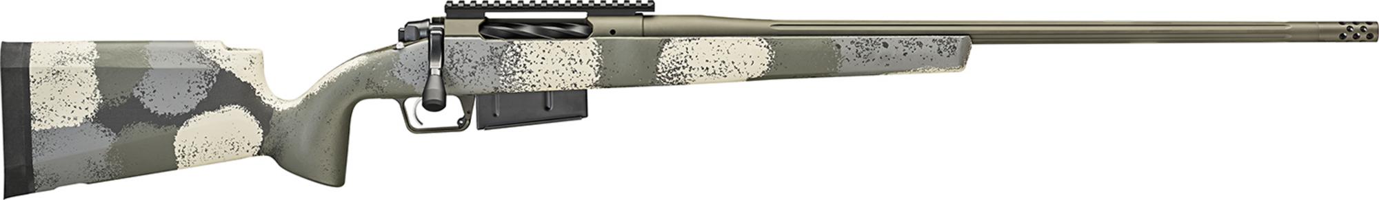 Springfield 2020 WaypointBolt Action Rifle BAW9247G, 7mm Rem Mag, 24", Evergreen Camo, Hybrid Profile w/M-LOK Stock, 3 Rds