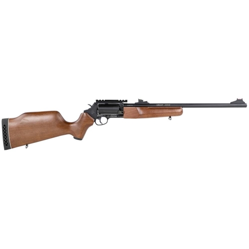 Rossi Circuit Judge, Double Action/Single Action, 410 Gauge, 45 Long Colt, 18.5" Barrel, Matte Finish, Black, Wood Stock, Adjustable Sights, 5 Rounds SCJ4510K