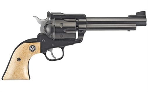 Ruger Blackhawk, Convertible, TALO Edition, Single Action Only, Revolver, 357 Magnum/9MM, 5.5" Barrel, Steel, Blued Finish, Birdseye Maple Grips, Ramp Front and Adjustable Rear Sights, 6 Rounds 00333